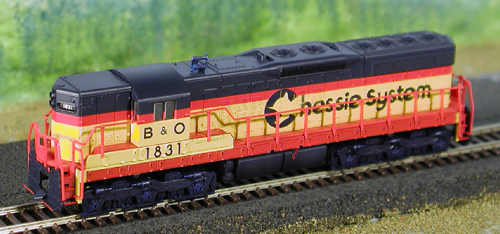 B&O Chessie System - Diesel - SD-9, High Hood w/DB - Atlas 53503